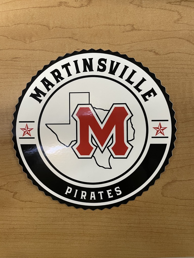 Martinsville Pirates Logo Sticker 
